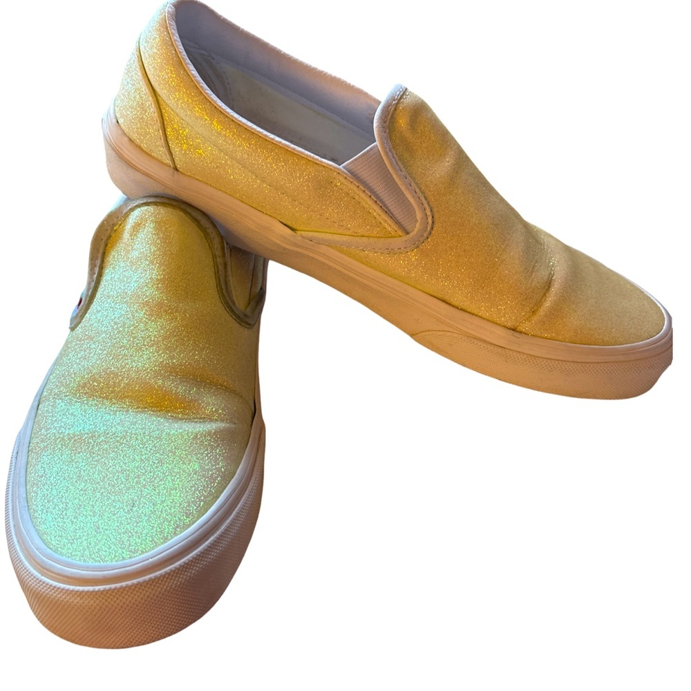 Vans Slip-On Iridescent Shoes Women's Size 10